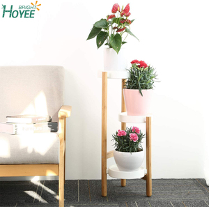 Bamboo <strong>Plant</strong> Stands Indoor 3 Tier Tall <strong>Corner</strong> <strong>Plant</strong> Stand Holder <strong>Plant</strong> Display Rack for Outdoor Garden - Product Image 3