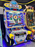 Machine de jeu d'arcade à monnayeur Quantum Planet 2 Players, type flipper, avec système de rédemption de tickets, pour centre de jeux