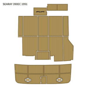 SeaRay Cut EVA Foam <b>Deck</b> Mat Custom Boat Flooring Kit for Yacht Cockpit Refit SeaRay 390EC 1991 SeaRay 390EC 1991 - Product Image 3
