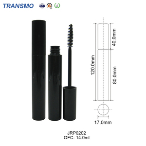 Tubes de mascara vides en plastique rose de 14 ml, de haute qualité et élégants, faible MOQ, emballage cosmétique avec applicateur à brosse noire - Product Image 5
