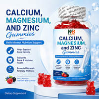 Bulk aankoop veganistische, hoogwaardige calcium magnesium zink gummies voor botdichtheid