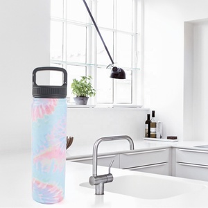 Wholesale Vacuum Insulated Powder Coated Double Wall Stainless Steel Sports Water Bottles With Bpa Free Lid - Product Image 3