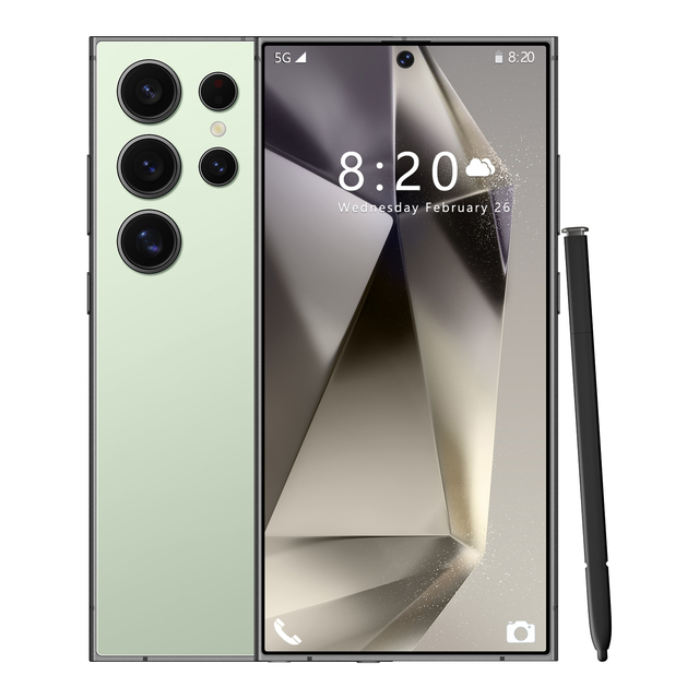 New Design S24 Ultra  16GB+1TB Android 13  Mobile Phone Unlocking Facial 7inch 5G Phones Global Gaming Telefonos