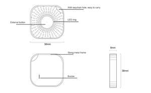 อุปกรณ์ IoT ไร้สายแบบพกพาในอาคาร F2  ไอบีคอน บีเล บีคอน โครงโลหะ - Product Image 5