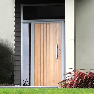 Pintu Utama Pintu Akordeon Eksterior Kualitas Tinggi Pintu Masuk Aluminium Bifold