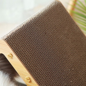 Griffoir pour chat en forme de maison, en carton ondulé, anti-griffures, tunnel pour chat d'intérieur - Product Image 5