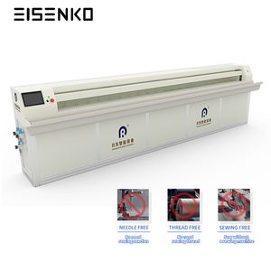 EISENKO High Capacity High Efficiency Automatic Seamless Curtain <b>Splicing</b> <b>Machine</b> PLC Controlled Factory Motor Bonding Model - Product Image 3