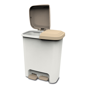 De plástico del hogar de <span class=keywords><strong>reciclaje</strong></span> de basura <span class=keywords><strong>cubo</strong></span> de basura con <span class=keywords><strong>pedal</strong></span> de basura con tapa para Cocina - Product Image 2