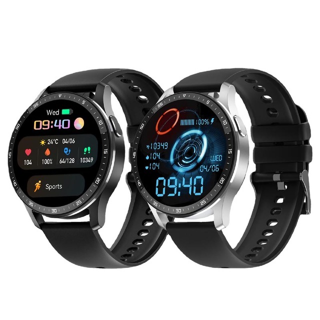 2 in 1 Smart Watch With Bluetooth Headset Men'S Watch 1.32 Inch Heart Rate Bt Call Nfc Pedometer Blood Pressure Smart Watch