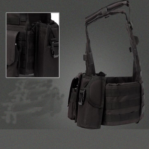 Chaleco Táctico Clásico DFTV06 con Sistema Molle, Chaleco Táctico CS para Campo, Chaleco de Paintball con Asa Trasera, para Fuerzas Terrestres y Marítimas - Product Image 5