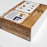 Boîte de papier kraft vert personnalisée pour plantes en pot Emballage de fleurs unique avec doublure en éponge Gaufrage Impression Manipulation