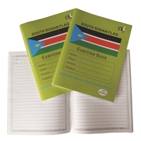 Cahier de composition pour les élèves des écoles personnalisé Design vert noir rouge marbre Style mathématiques musique école