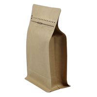 Sacs à café biodégradables en gros de 250g et 500g avec valve, 100 sacs à café compostables, 100 sacs compostables