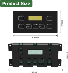 316455410 Electric Replacement Oven Stove Range Clock Timer Control Board for Household Hotel Use Directly Replaces <strong>Electro</strong>.<strong>lux</strong> - Product Image 5