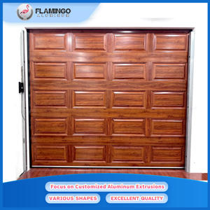 Nouveau modèle Fabricants chinois de portes de <span class=keywords><strong>garage</strong></span> avec porte piétonne Porte de <span class=keywords><strong>garage</strong></span> commerciale avec ouvre-porte pour piétons - Product Image 4