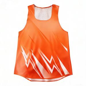 Premium Gradient Print Customizable Unisex Running Singlet Quick Dry Breathable Activewear <b>Apparel</b> for Fitness Outdoor Training - Product Image 4