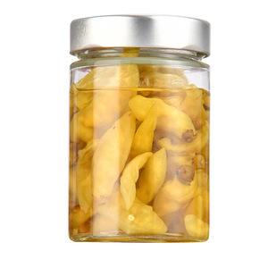 Bán buôn Dưa Chua chai dày cấp thực phẩm Vòng Glass mật ong mứt Jar với nắp kim loại - Product Image 6