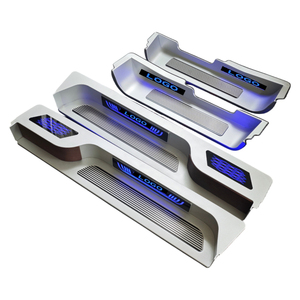 Pedana Posteriore in Lega di Alluminio con LED e Pedale di Benvenuto Stile VIP per Mercedes-Benz <span class=keywords><strong>Vito</strong></span> W447 <span class=keywords><strong>W639</strong></span> MPV - Product Image 5