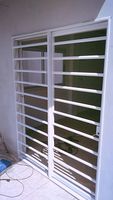 CBMmart - Barras Antirrobo Personalizadas para Ventanas, Puertas de Seguridad Comerciales Retráctiles de Aluminio para Supermercados, Antirrobo Industrial