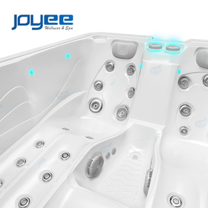 JOYEE <span class=keywords><strong>Jacuzzi</strong></span> de jardin élégant pour 3 personnes, hydrothérapie, bain à remous, massage, spa, fabricant chinois, best-seller - Product Image 2