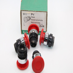 Interrupteur à bouton-poussoir PLC, type champignon, rouge (5 pièces) pour produit sous garantie - Product Image 1