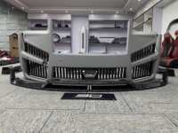 Pare-chocs avant en fibre de carbone Hotter SD avec éclairage LED pour Rolls Royce Cullinan Msy Wide Body Kit, directement de l'usine, haute performance
