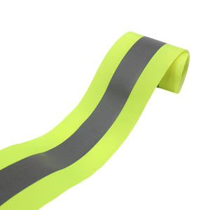 Fábrica al por mayor de alta visibilidad reflectante poliéster amarillo correas <span class=keywords><strong>3M</strong></span> <span class=keywords><strong>cinta</strong></span> reflectante para mayor seguridad - Product Image 4
