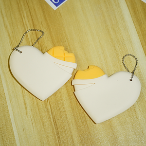 Vigreat özel Logo anahtarlık yumuşak PVC anahtarlık 3D kauçuk sevimli promosyon anahtarlık çanta için <span class=keywords><strong>2025</strong></span> trend kalp şekli anahtarlıklar - Product Image 5