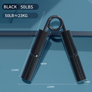 Poignées en aluminium antidérapantes robustes avec logo personnalisé, renforceur de doigts, appareil de musculation pour la force des mains, entraînement de musculation - Product Image 2