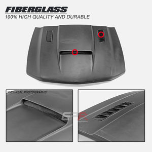 Nouveau capot avant en fibre de verre 2010-2012 pour Mustang S197 V6 & GT type A avec clips de fixation - Product Image 6