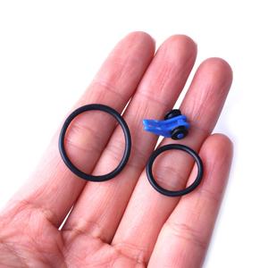 Multicolor QT009 10 pcs/sac Outil de pêche en plastique <span class=keywords><strong>Anneau</strong></span> en caoutchouc Canne à pêche Easy Hook Keeper Holder for Hanging Bait Lure - Product Image 4