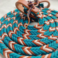 Nouveau produit 2026 5 couleurs assorties, logo personnalisé, rênes de cheval, équipement d'équitation, rênes et licols de style western pour chevaux