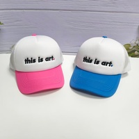 Gorra Trucker de Espuma con Diseño de Malla Transpirable Ligera, Visera Personalizada con Estampado Completo y Logotipo Personalizado