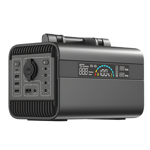 Nouvelle station d'alimentation portable d'extérieur 577,2 Wh Lithium-Ion noire, source de charge pour voiture, prise UE, panneau solaire MPPT, lampe torche haute performance - Product Image 1