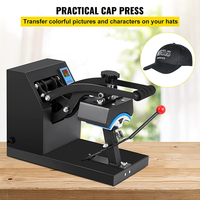 Machine de presse à chaud semi-automatique pour casquettes, directement de l'usine, pour sublimation numérique et transfert thermique pour l'impression de logos sur casquettes de baseball standard