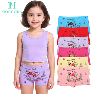 Bragas de Algodón Suaves y Cómodas para Niñas con Estampados Divertidos Venta al por Mayor Paquete de Ropa Interior Surtida en Tallas y Colores para 4-10 Años a Granel a Buen Precio - Product Image 1