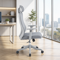 Fauteuil de bureau pivotant moderne pour cadres, avec support lombaire réglable, chaise ergonomique en maille pour bureau à domicile - Vente en gros