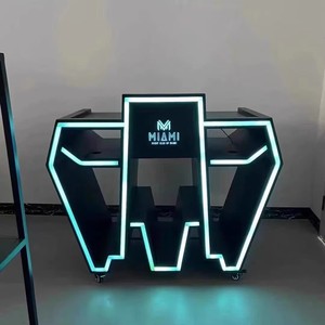 Металлический столик для бара с подсветкой - Product Image 4