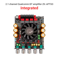 Carte amplificateur ZK-APTX3 Bt 2.1 canaux 300W+300W+600W, puce amplificateur Tpa3255, caisson de basses, système audio stéréo, égaliseur, amplificateur