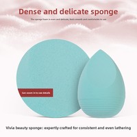 Éponge de maquillage solide, nouvelle, dense, lavable, multi-formes, pour usage humide et sec, couleur unie, fournie directement par l'usine de Guangzhou
