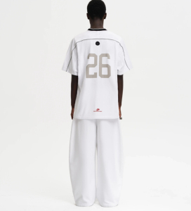 Custom 2 Piece Sporty T-Shirts and Pants Sets Wholesale Cotton Breathable Printed Embroidery Logo Streetwear Football <b>Tracksuits</b> - Product Image 2