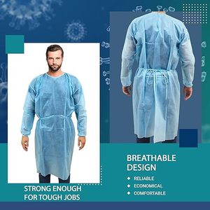 Wholesale Disposable Transparent Waterproof PE Cross Back <b>Apron</b>, Ideal for Cooking, Cleaning & Food Processing Protection - Product Image 4