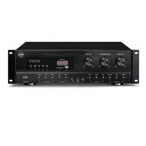 130W Amplifier Karaoke Profesional untuk Ruang KTV dengan <span class=keywords><strong>Audio</strong></span> Hi-Res dan Cangkang Aluminium untuk Panggung, Bar, Klub & Acara Pernikahan - Product Image 1