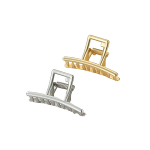 Fermaglio per capelli a punta singola da 4,5 cm, piccolo fermaglio a becco d'anatra in metallo per donna, accessori per capelli - Product Image 2