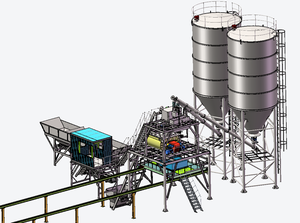 NANTONG Composants Essentiels pour Centrale à Béton avec Pompe, Boîte de Vitesses, PLC et Roulement - Product Image 3