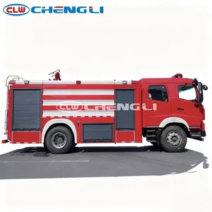 Camion de pompiers HOWO de bonne qualité 4X2 avec pompe à mousse haute pression, véhicule de lutte contre l'incendie à vendre - Product Image 3