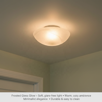 Abat-jour en verre givré de 300 mm pour suspension de plafond, pièce de rechange pour luminaire