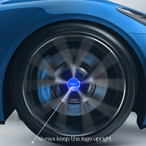 Ensemble de 4 enjoliveurs de roue flottants de 54 mm pour Ford Fiesta Explorer Escape Shelby Mondeo, enjoliveur de moyeu de roue à lévitation magnétique - Product Image 1