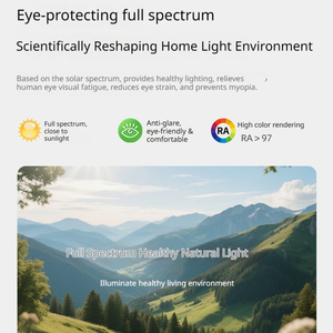 Ra97全光谱LED吸顶灯护眼无闪烁5厘米超薄230-880毫米家用明装灯 - Product Image 5
