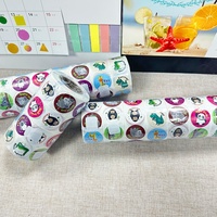 Autocollants pour enfants, récompenses, encouragement, décalcomanies, étiquettes pour enseignants de maternelle, dessin, petits dessins animés, animaux mignons, vinyle imperméable